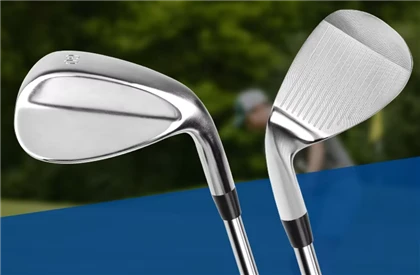 Bal kézi USGA stílusú golf ék készlet egyedi OEM férfi fekete golfütő fej klub golfütő ék készlet