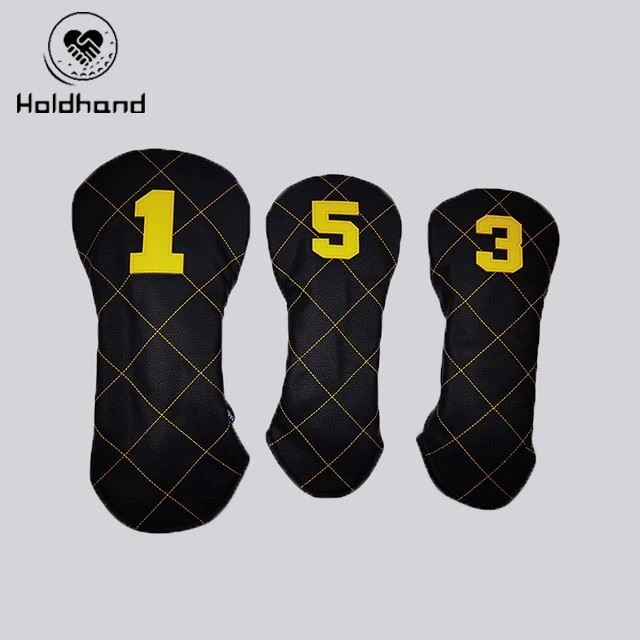 Egyedi nagykereskedelmi PU Golf Golf Fa headcover OEM