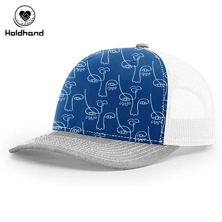 KIVÁLÓ MINŐSÉGŰ Golfsapkák Egyedi hímzésű logó 5 PANEL Art stílusú design