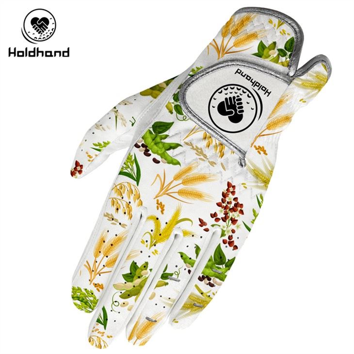 Hot Sales New Designs mintás OEM mintás PU bőr golfkesztyűk