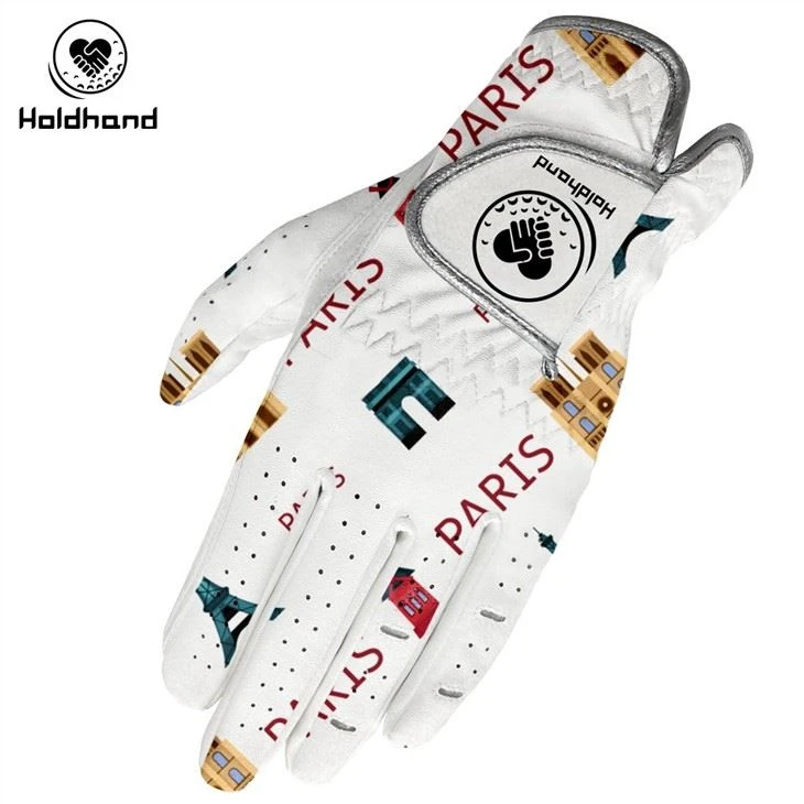 Hot Sales New Designs Pattern OEM Pattern PU Leather Golf Gloves