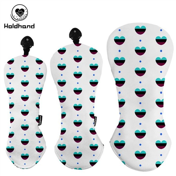 Multi-color Pattern Design OEM Pattern PU Leather Driver Wood Headcovers