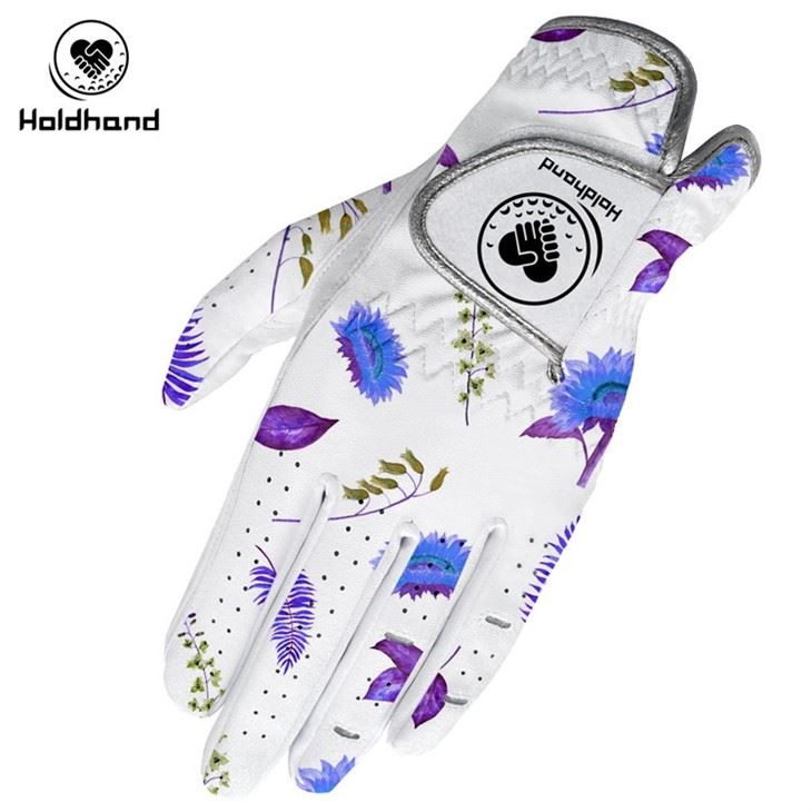 OEM Custom Pattern Fashion Design Factory Price PU Cabretta Golf Gloves
