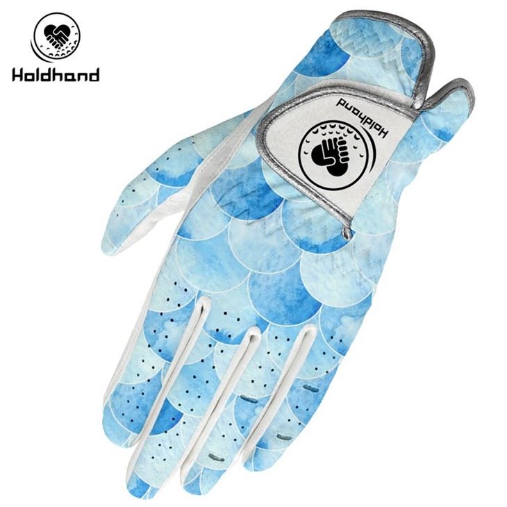 OEM Custom Pattern Fashion Design Factory Price PU Cabretta Golf Gloves