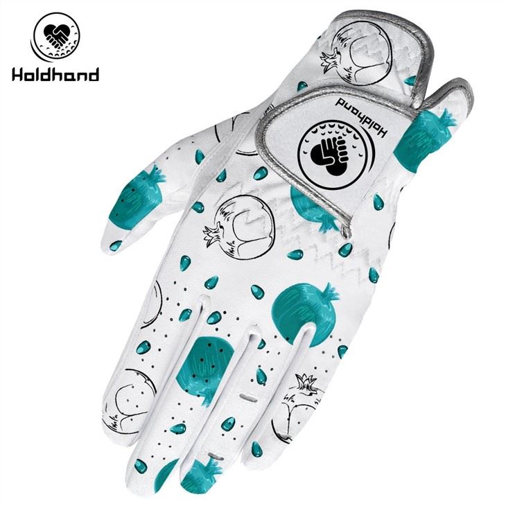 OEM Soft Touching Personality Pattern New Design PU Cabretta Golf Gloves