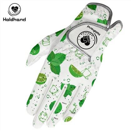 Hot Sales New Designs Fresh Green Lemon Egyedi golfkesztyűk Női golfkesztyűk