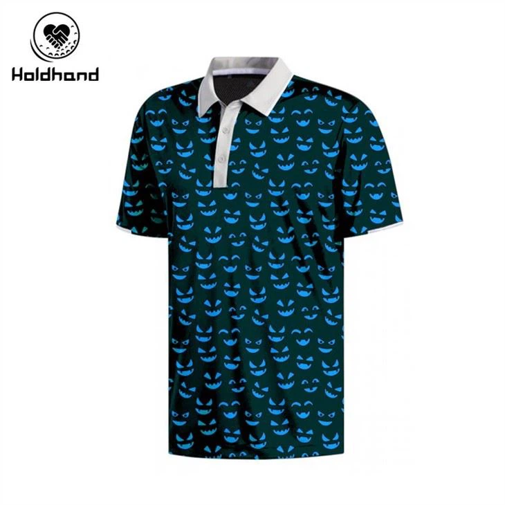 Top Quality Sportswear Golf Men's Polo Shirt Golf Shirt Polyester Spandex Plus Size Men's T-shirts Polo Shirt Custom Printing