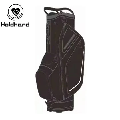 Prémium vízálló poliészter egyedi tervezésű golftáskák golfkocsi táska